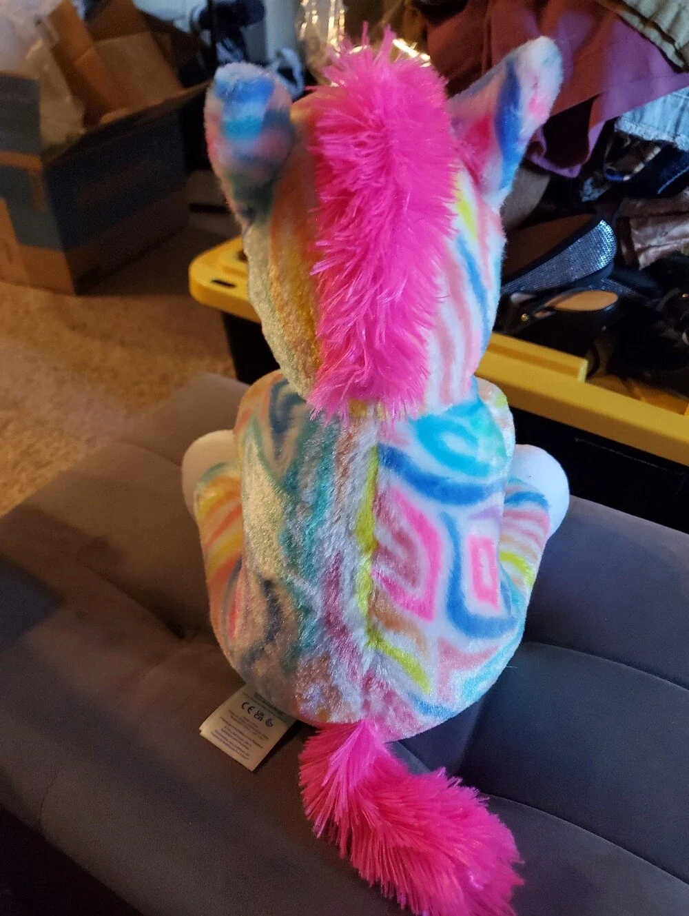 Build-A-Bear Rainbow Striped Zebra
